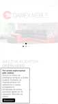 Mobile Screenshot of mebledamex.pl